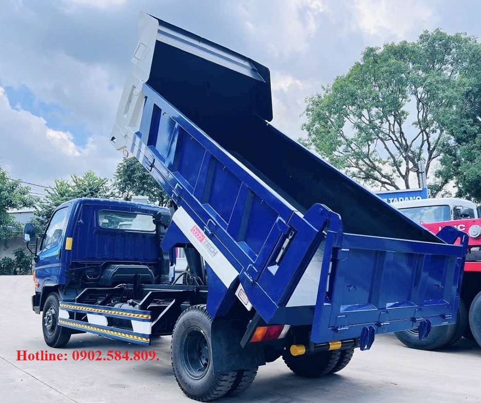 xe ben W11S Bửng mở